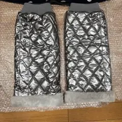 13時迄stANDREWSロゴ刺繍入レッグウォーマー新品未使用品