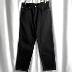 Levi's 550 ブラック デニム バギー パンツ W32×L30