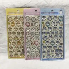 【新品・未使用】ちいかわ・ハチワレ・うさぎ　ボンボンドロップシール　3点セット