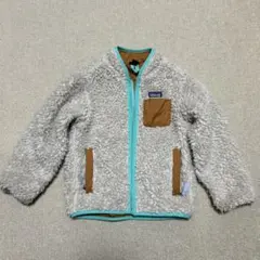 Patagonia フリースジャケット 5T ベージュ　110〜120