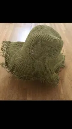 BEAMS  ワイヤー入り ラフィア ハット 麦わら帽子