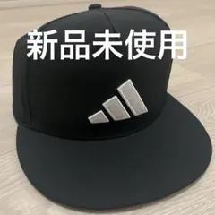 アディダス adidas ゴルフ フラットビル ロゴキャップ ブラック系