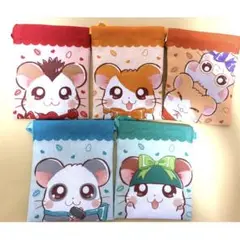 【即購入可】とっとこハム太郎　プチ巾着 5種セット