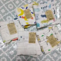 ６重ガーゼハンカチ 5枚セット