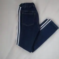 キッズ サイドライン デニムパンツ 長ズボン