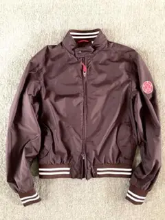 Polos ゴルフナイロンジャケットダークブラウン made in ITALY
