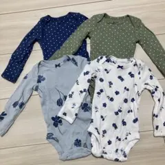 未使用　carter's ロンパース 新生児用　4枚