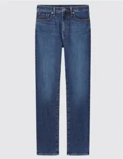 ［UNIQLO］スリムストレート ハイライズジーンズ　BLUE / 25