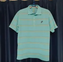 DAKS GOLF ポロシャツ Lサイズ 緑と白のストライプ - メルカリ