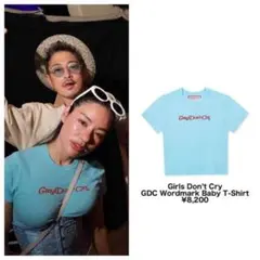 【⚪︎様専用】Girls Don't Cry 水色 チビTシャツのサムネイル