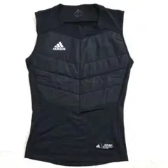 adidas　ベスト　ゴルフ　ランニング　黒　L レディース