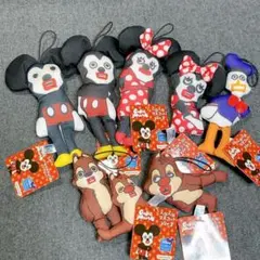 ７点 ディズニー キュービックマウス へなへなマスコット ver3 ストラップ