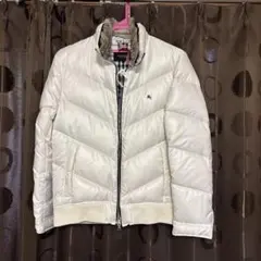 バーバリーブラックレーベル ホワイト ダウンジャケット L