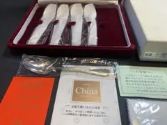 【最高級純銀】ノリタケ 造幣局刻印 ALFACT フルール シルバー950 5本 最高級純銀】ノリタケ 造幣局刻印 ALFACT フルール シルバー950 5本