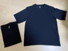 【2枚セット】ユニクロU　ドライEXクルーネックTシャツ　Mサイズ　ブラック　黒