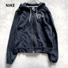NIKE レディース トップス ブラック フルジップパーカー