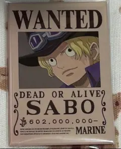 ワンピース ONE PIECE ジャンプショップ 缶バッジ 指名手配書 サボ