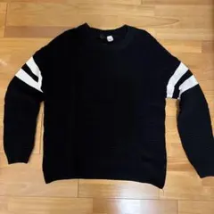 H&M 長袖セーター ニット XS ブラック