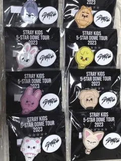 stray kids FCくじ D賞 ラバークリップ コンプリートセット