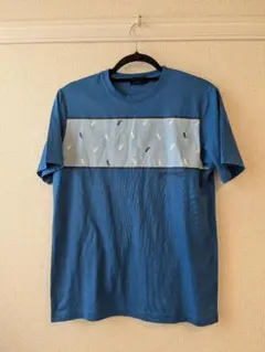 1107 MCGREGOR セイウチプリント 半袖Tシャツ 青