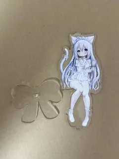 桃豆こまもち アクリルスタンド - メルカリ