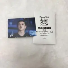 straykids dominATE 映画 入場特典 バンチャン
