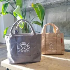 大人コーデ☆LUSSO　SURF　ミニトートバッグ　グレー　送料無料☆