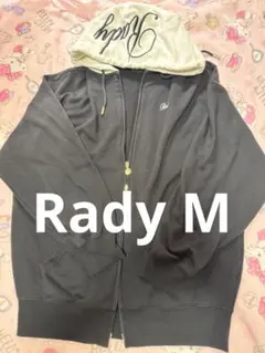 ほぼ定価 rady シャンデリア パーカー M rady シャンデリア フーディ パーカー 裏起毛 M - メルカリ