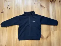 ainima ハーフジップ トレーナー 90 黒　新品未使用