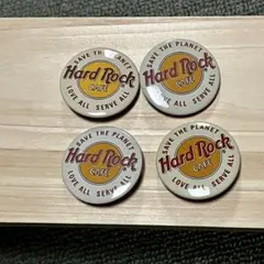 Hard Rock Cafe ピンバッジ 4個セット - メルカリ