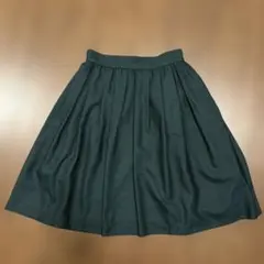 Techichi ダークグリーン フレアスカートのサムネイル