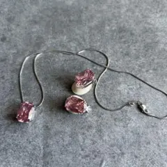 FOREVER SILVER ピンククリスタルセット
