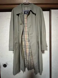 BURBERRY/キャバルリーツイルバルマカーンコート/カーキ/46〜48相当