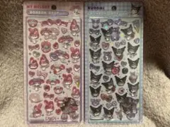 正規品　マイメロ　クロミ　ボンボンドロップシール　第二弾　２枚セット