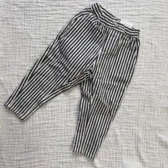 新品未使用　ブランシェス　ガーデナーテーパード　100 ストライプ　パンツ