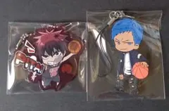 黒子のバスケ 黒バス 火神大我 キーホルダー 青峰大輝 ラバーストラップ 2点
