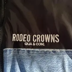 RODEO CROWNS 中綿ダウンジャケット デニム/ブラックのサムネイル