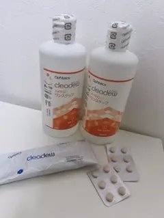 クリアデュー　ハイドロワンステップ　すすぎ液　2本　と中和剤28錠×1袋＋少し