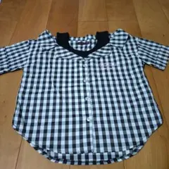 lovetoxic 肩出し チェックシャツ S(140)