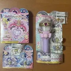 キミとアイドルプリキュア　アイドルハートブローチ　キラキラショータイムマイク