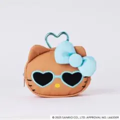 mini 2026年1月号増刊 付録 サングラス キティ 日焼け ポーチチャーム