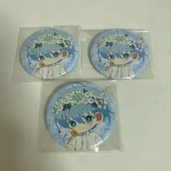 ブルーロック フラワークラウン 缶バッジ 氷織羊