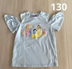 子供服　トップス　ディズニープリンセス Tシャツ 130