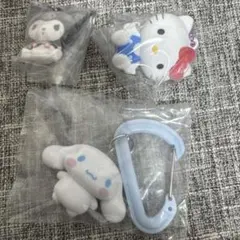 カラフルカラビナマスコットチャーム サンリオ　キティ　クロミ　シナモ　セット