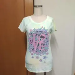 VIVAYOU　たいだい　T シャツ　LOVE 花柄　ヴィンテージ　ギャルのサムネイル