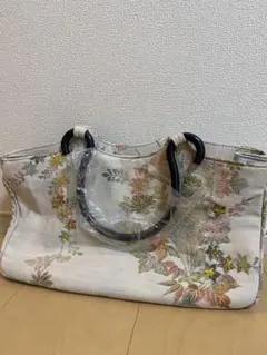 【新品未使用】花柄刺繍バッグ M S D MURATA