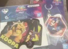 一番くじ　スーパーマリオギャラクシー　G＆H賞　ステッカー チャーム　クッパ