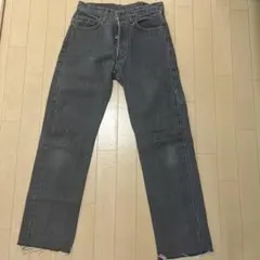 80s USA製 Levis 501 先染ブラック　29×30