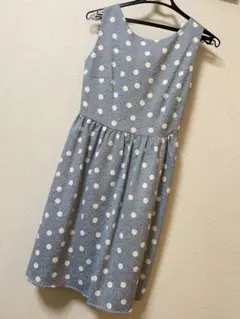 AIMER 水玉模様 ノースリーブミニワンピースのサムネイル