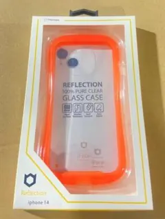 iPhone 14 スマホケース iFace Reflection オレンジ